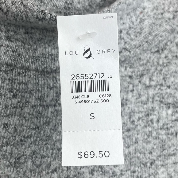 NWT Lou & Grey Brushmarl Mock Neck Cocoon Long Sleeve Dress Size Small - Picture 3 of 5